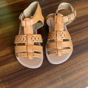 BRAND NEW Size 6c Brown Sandals